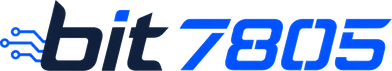 bit 7805 লাল গেমিং লোগো